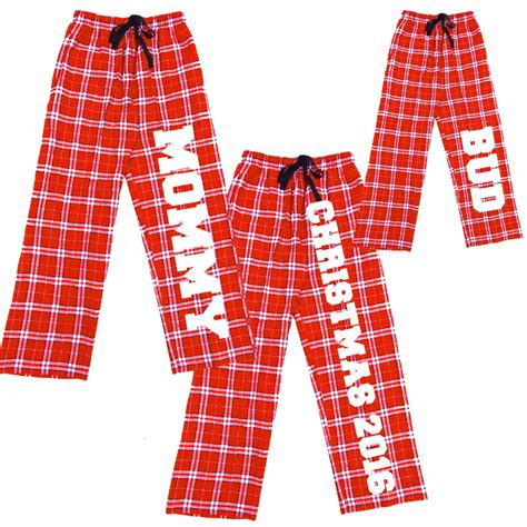 family flannel pajama pants